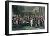 Peninsular Heroes at the United Services Club-John Prescott Knight-Framed Giclee Print