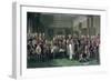 Peninsular Heroes at the United Services Club-John Prescott Knight-Framed Giclee Print