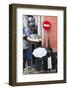 Penitent During Semana Santa (Holy Week) Along Rainy Street, Seville, Andalucia, Spain, Europe-Stuart Black-Framed Photographic Print