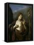 Penitent Magdalene, 1645-1649-Guercino-Framed Stretched Canvas