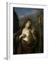 Penitent Magdalene, 1645-1649-Guercino-Framed Giclee Print