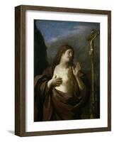 Penitent Magdalene, 1645-1649-Guercino-Framed Giclee Print