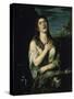 Penitent Magdalene-Titian (Tiziano Vecelli)-Stretched Canvas