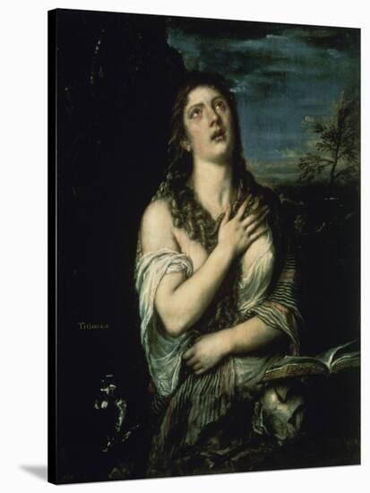 Penitent Magdalene-Titian (Tiziano Vecelli)-Stretched Canvas