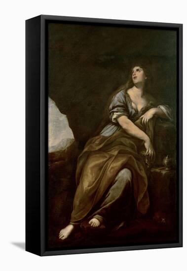 Penitent Magdalene-Andrea Vaccaro-Framed Stretched Canvas