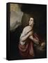 Penitent Magdalene-Bartolome Esteban Murillo-Framed Stretched Canvas