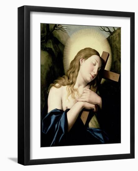 Penitent Magdalene-Giovanni Battista Salvi da Sassoferrato-Framed Giclee Print