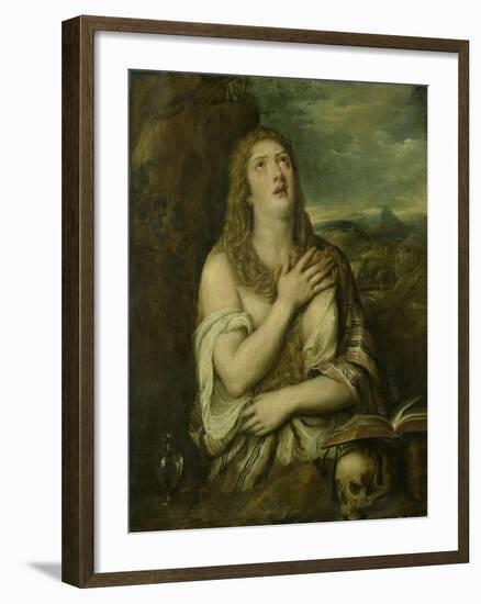 Penitent Mary Magdalene, C. 1550-80-Titian (Tiziano Vecelli)-Framed Art Print