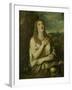 Penitent Mary Magdalene-Titian-Framed Art Print