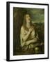 Penitent Mary Magdalene-Titian-Framed Art Print