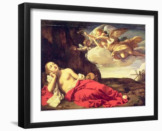 Penitent Mary Magdalene-Guido Cagnacci-Framed Giclee Print