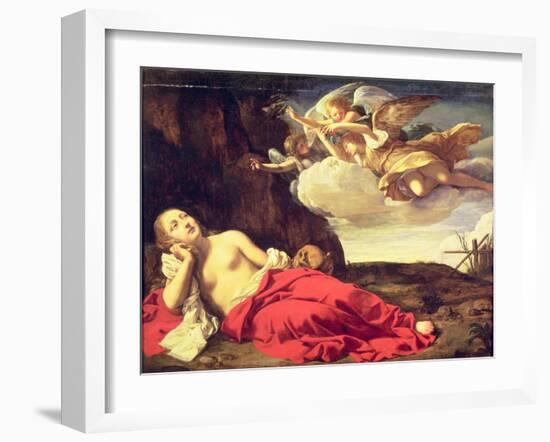 Penitent Mary Magdalene-Guido Cagnacci-Framed Giclee Print