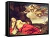 Penitent Mary Magdalene-Guido Cagnacci-Framed Stretched Canvas