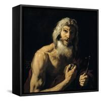 Penitent Saint Jerome, 1652-Jusepe de Ribera-Framed Stretched Canvas