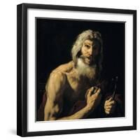 Penitent Saint Jerome, 1652-Jusepe de Ribera-Framed Giclee Print