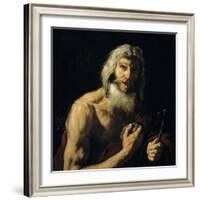 Penitent Saint Jerome, 1652-Jusepe de Ribera-Framed Giclee Print