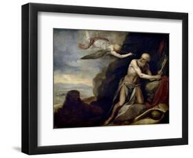 Penitent Saint Jerome, Ca. 1660-Alonzo Cano-Framed Giclee Print