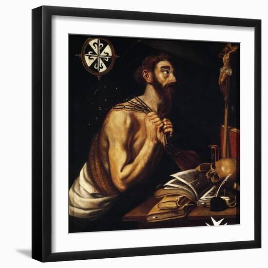 Penitent St Dominic, 1621-Alphonse Etienne Dinet-Framed Giclee Print