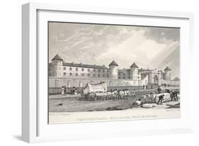 Penitentiary, Millbank, Westminster, from 'London and it's Environs in the Nineteenth Century'-Thomas Hosmer Shepherd-Framed Giclee Print