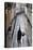 Penitents During Semana Santa (Holy Week) Along Rainy Street, Seville, Andalucia, Spain, Europe-Stuart Black-Stretched Canvas