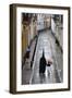 Penitents During Semana Santa (Holy Week) Along Rainy Street, Seville, Andalucia, Spain, Europe-Stuart Black-Framed Photographic Print