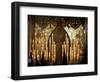 Penitents Follow La Macarena During a Holy Week Procession-null-Framed Photographic Print