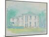 Penlee House, 1991 (W/C on Paper)-John Miller-Mounted Giclee Print