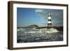 Penmon Lighthouse and Puffin Island August-null-Framed Photographic Print