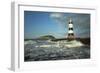 Penmon Lighthouse and Puffin Island August-null-Framed Photographic Print