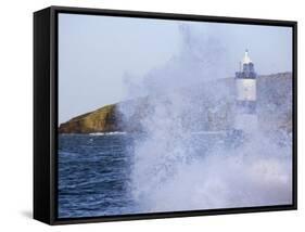 Penmon Point Lighthouse, and Puffin Island, Penmon-Pearl Bucknall-Framed Stretched Canvas