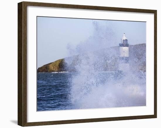 Penmon Point Lighthouse, and Puffin Island, Penmon-Pearl Bucknall-Framed Photographic Print