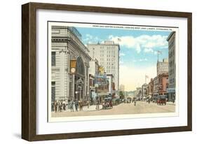 Penn and Center Avenues, Pittsburgh, Pennsylvania-null-Framed Art Print