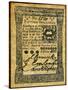 Penn Banknote, 1773-null-Stretched Canvas