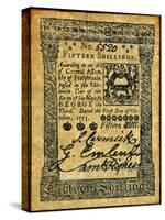 Penn Banknote, 1773-null-Stretched Canvas