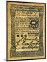 Penn Banknote, 1773-null-Mounted Giclee Print