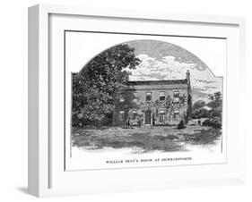 Penn Home in England-null-Framed Art Print