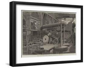 Penn's Marine-Engine Factory at Greenwich, the Erecting Shop-null-Framed Giclee Print