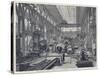 Penn's Marine-Engine Factory at Greenwich: The Large Machine-Shop and Turnery-null-Stretched Canvas