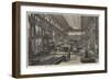 Penn's Marine-Engine Factory at Greenwich, the Large Machine-Shop and Turnery-null-Framed Giclee Print