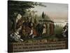 Penn's Treaty with the Indians, 1840-45-Edward Hicks-Stretched Canvas