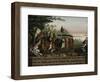 Penn's Treaty with the Indians, 1840-45-Edward Hicks-Framed Giclee Print