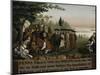 Penn's Treaty with the Indians, 1840-45-Edward Hicks-Mounted Giclee Print