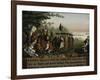 Penn's Treaty with the Indians, 1840-45-Edward Hicks-Framed Giclee Print