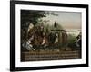 Penn's Treaty with the Indians, 1840-45-Edward Hicks-Framed Giclee Print