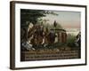 Penn's Treaty with the Indians, 1840-45-Edward Hicks-Framed Giclee Print