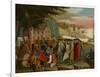 Penn's Treaty with the Indians, C.1830-40 (Oil on Canvas)-Edward Hicks-Framed Giclee Print