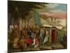 Penn's Treaty with the Indians, C.1830-40 (Oil on Canvas)-Edward Hicks-Mounted Giclee Print