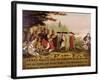 Penn's Treaty with the Indians circa 1840-Edward Hicks-Framed Giclee Print