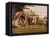 Penn's Treaty with the Indians circa 1840-Edward Hicks-Framed Stretched Canvas