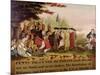 Penn's Treaty with the Indians circa 1840-Edward Hicks-Mounted Giclee Print